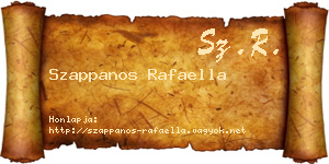 Szappanos Rafaella névjegykártya